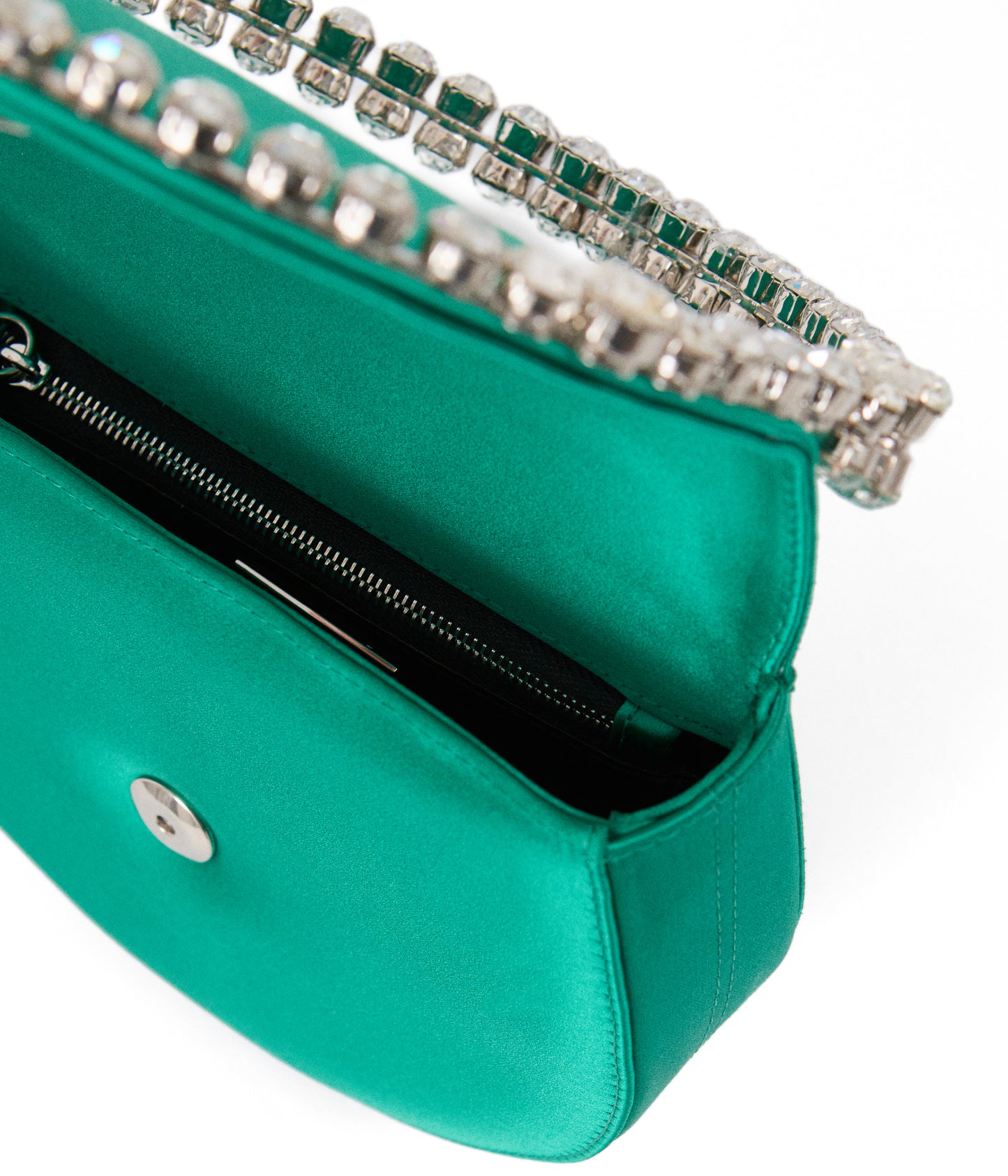 Emerald Lily Clutch