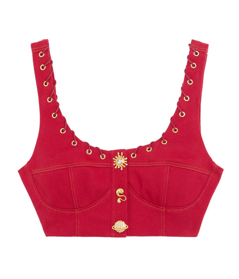 Cherry Quantum Bralette