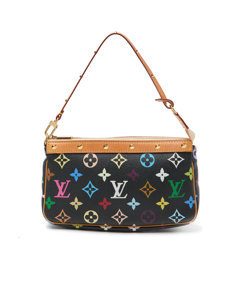 Pre-Owned Takashi Murakami Multicolour Monogram Pochette Bag