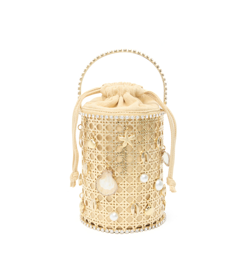 Amalfi Gold Bucket Bag