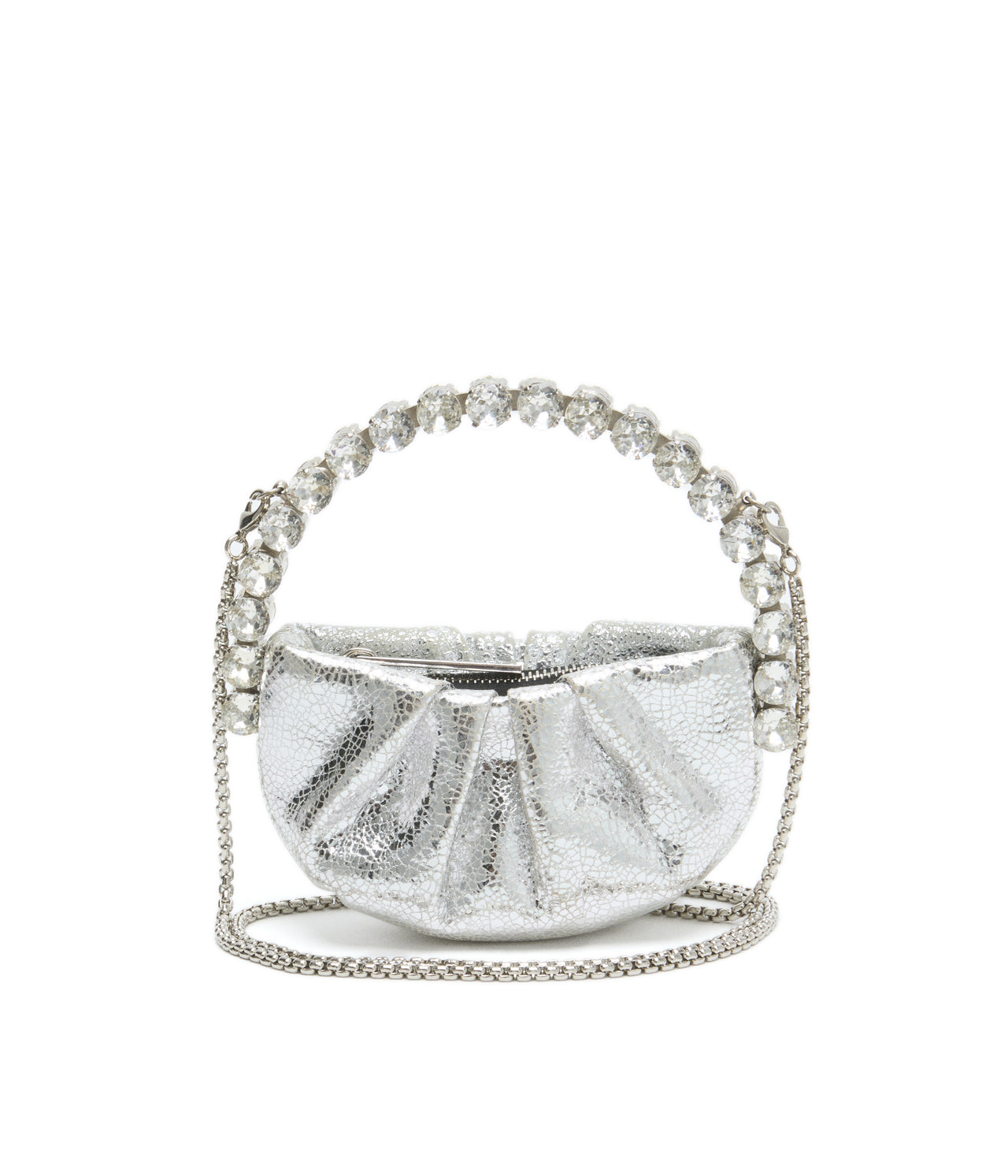 Silver Micro Eternity Clutch