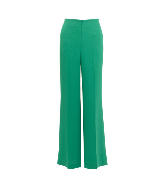 Jade Crepe Low Waist Pant