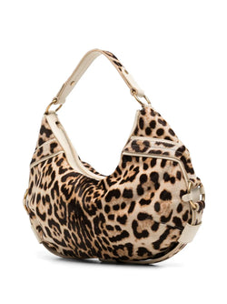 Leopard Print Hobo Bag