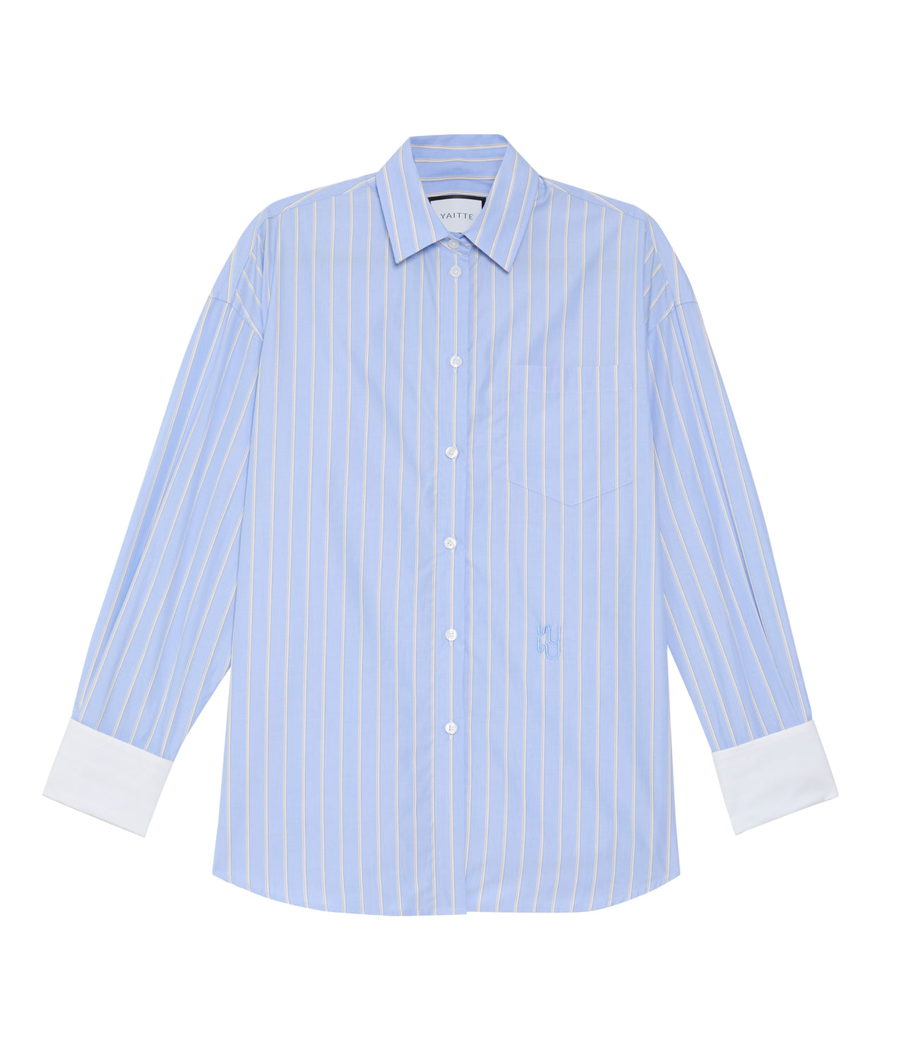 FARO - Oversized Blue Striped Shirt