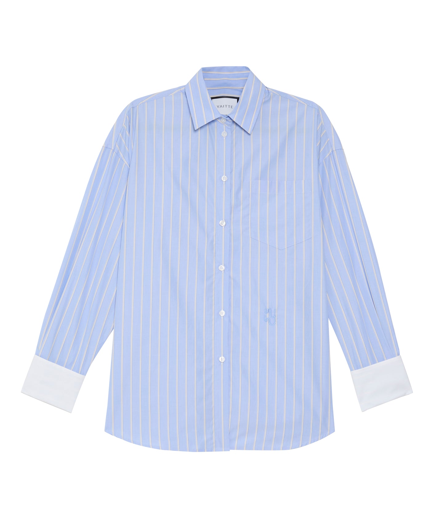 FARO - Oversized Blue Striped Shirt