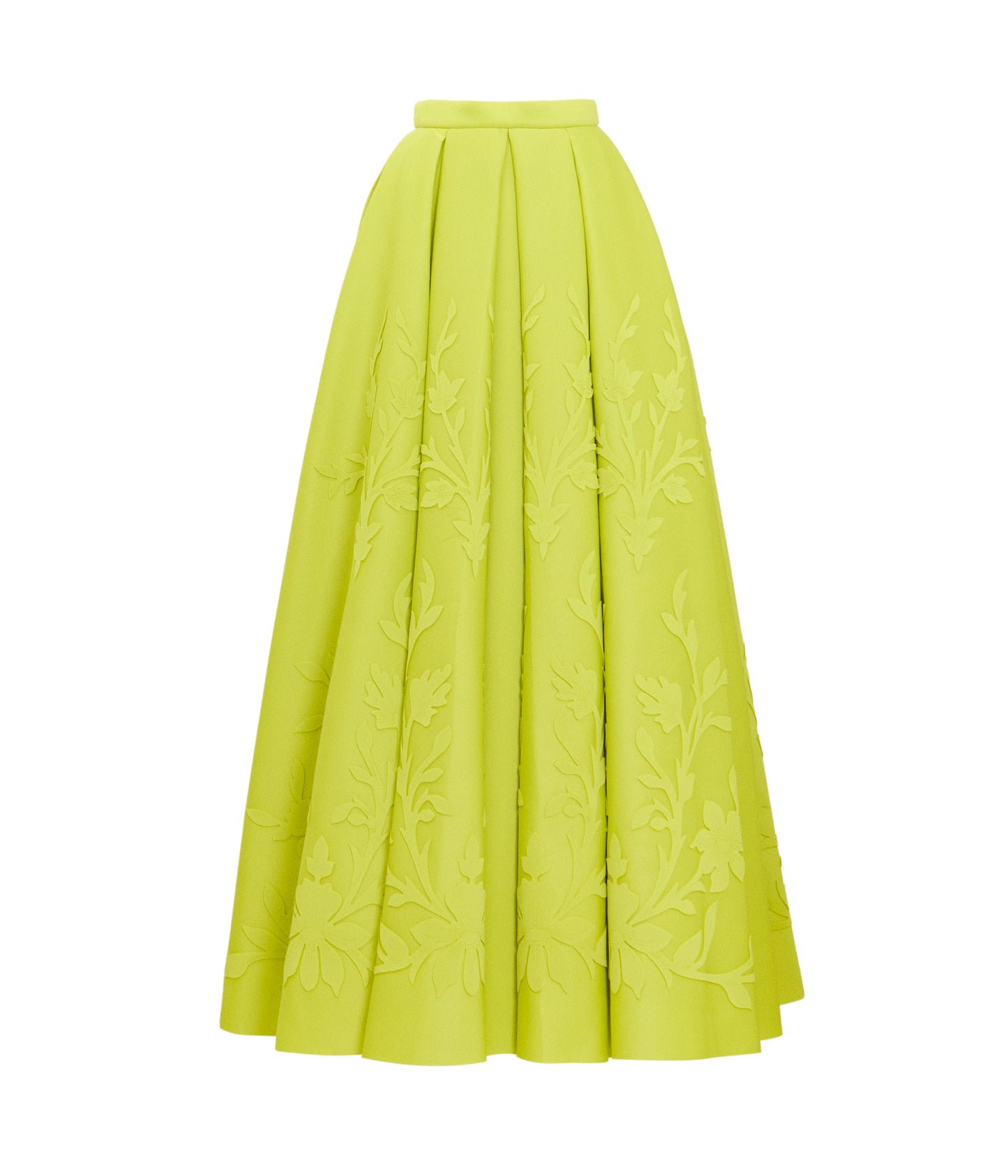 Pleated Skirt With Matching Embroidery