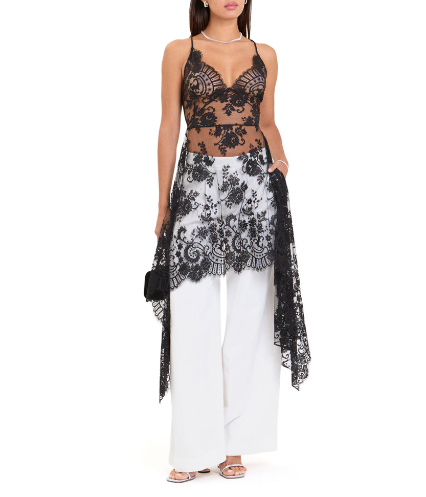 Tie Back Lace Top
