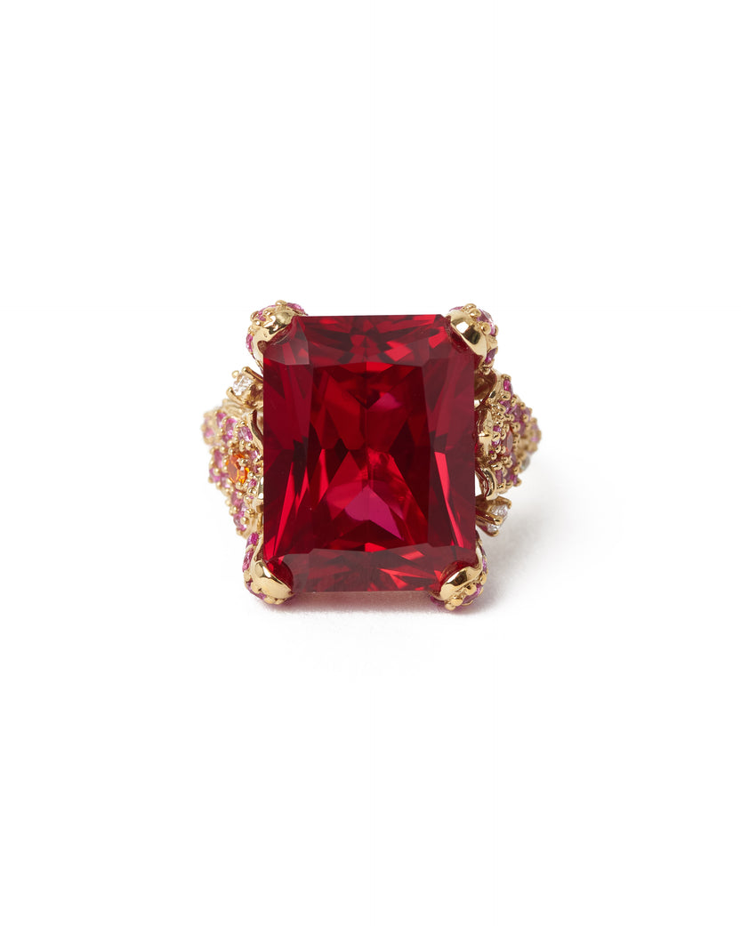 Ruby Cinderella Ring