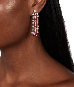 Padparadscha Orchid Cascade Earrings