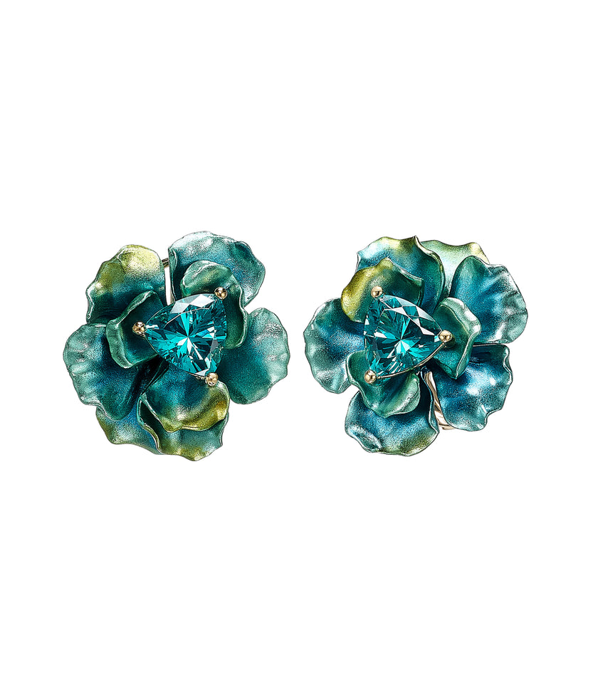 Aurora Rose Studs