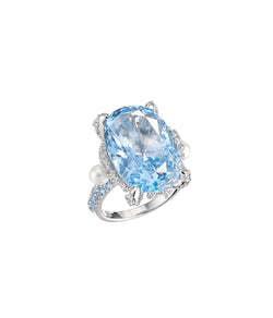 Baby Blue Mermaid Ring