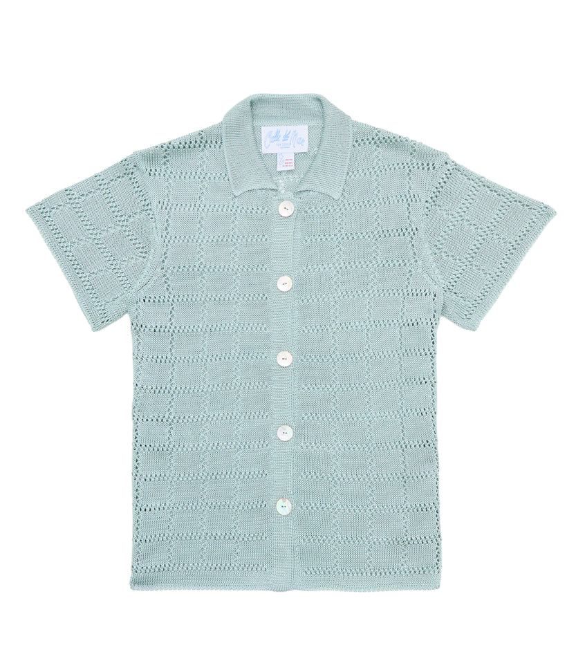 Short Sleeve Patchwork Shirt