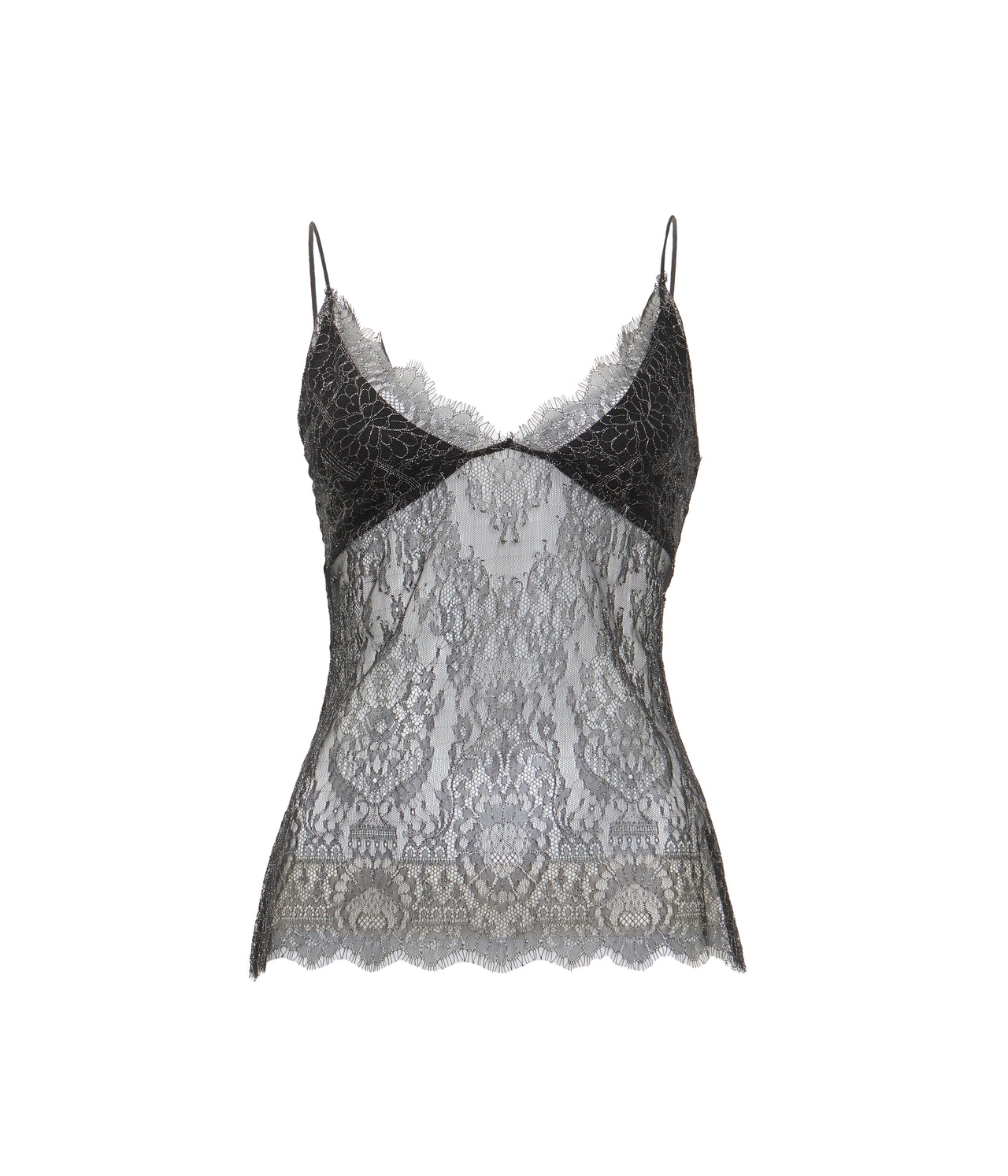 Black Chantilly Lace Cami