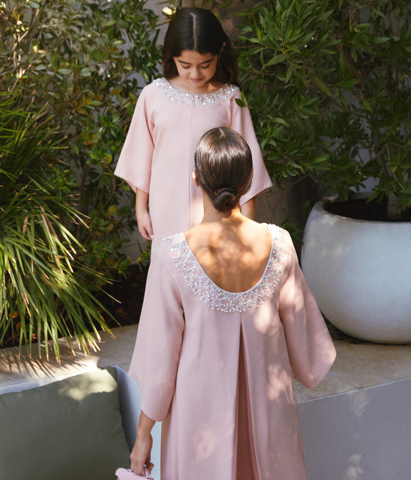 Mini Florence Silk Crepe Kaftan