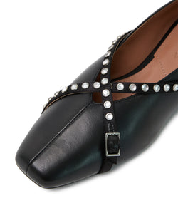 Leather Cara Ballet Pumps