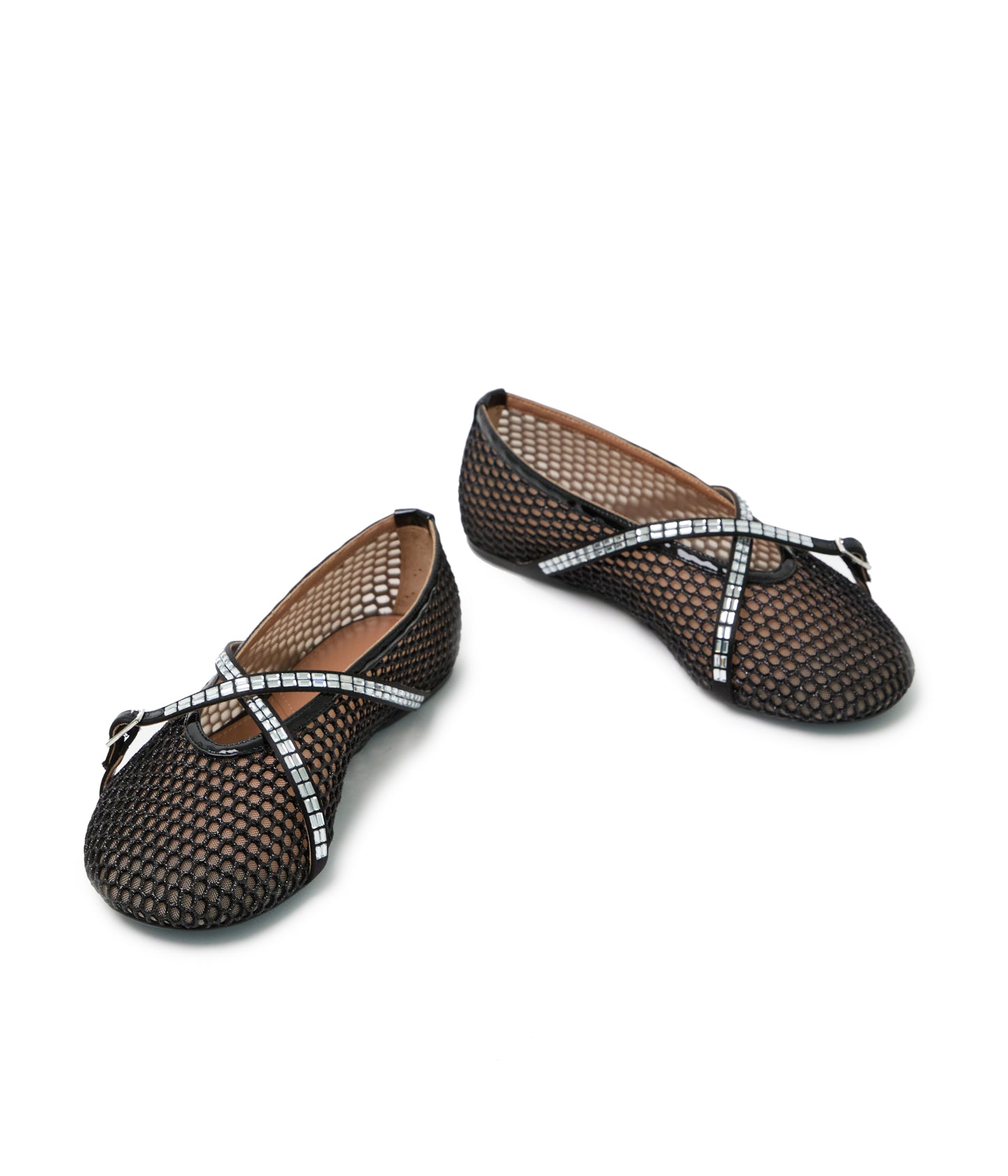 Mesh Bambi Ballet Pumps