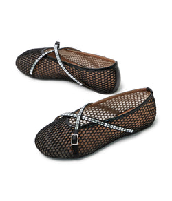 Mesh Bambi Ballet Pumps