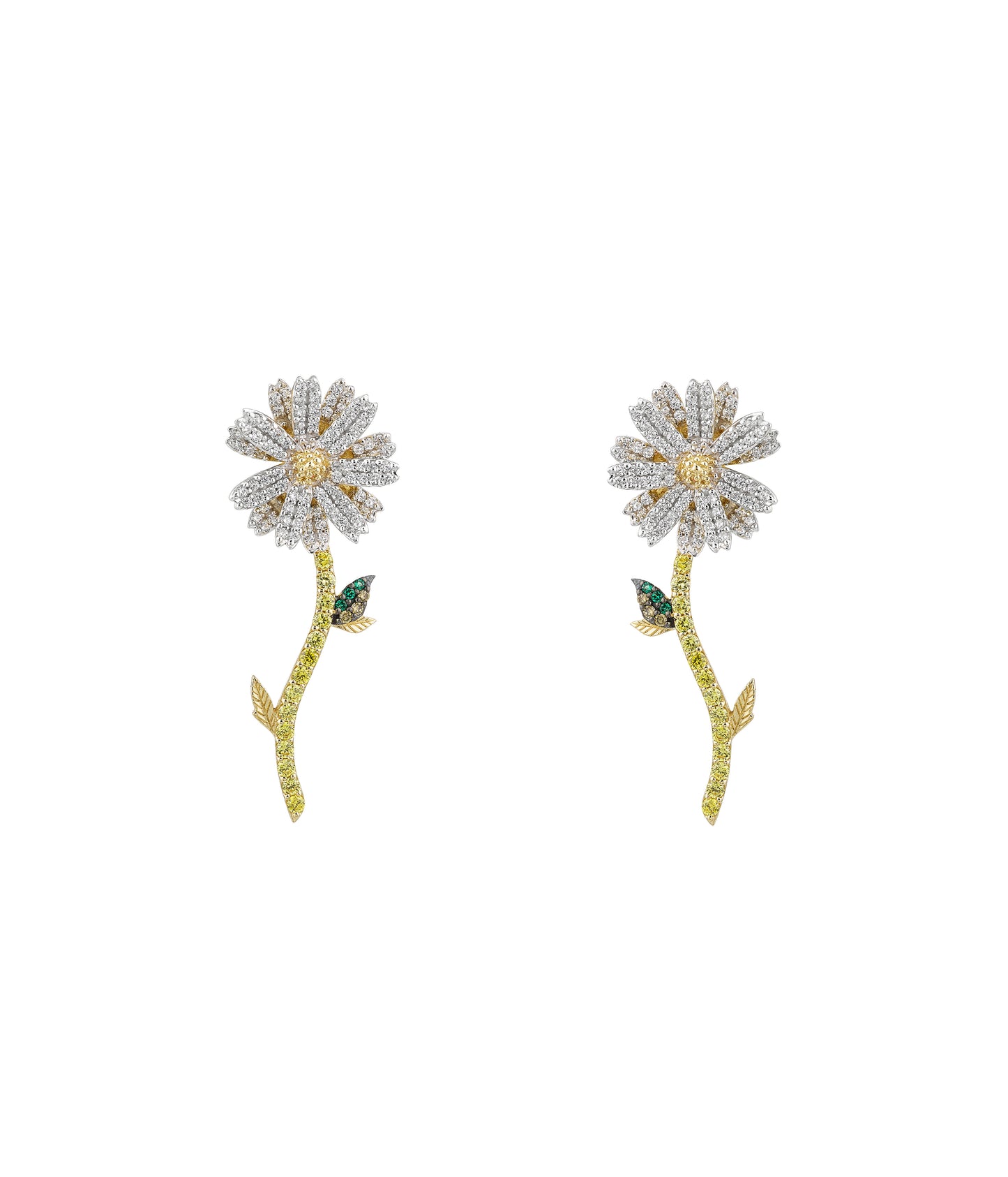 Daisy Diamond Earrings