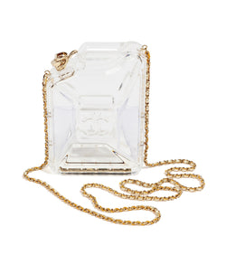 Dubai Tank Transparent Minaudiere Clutch Bag