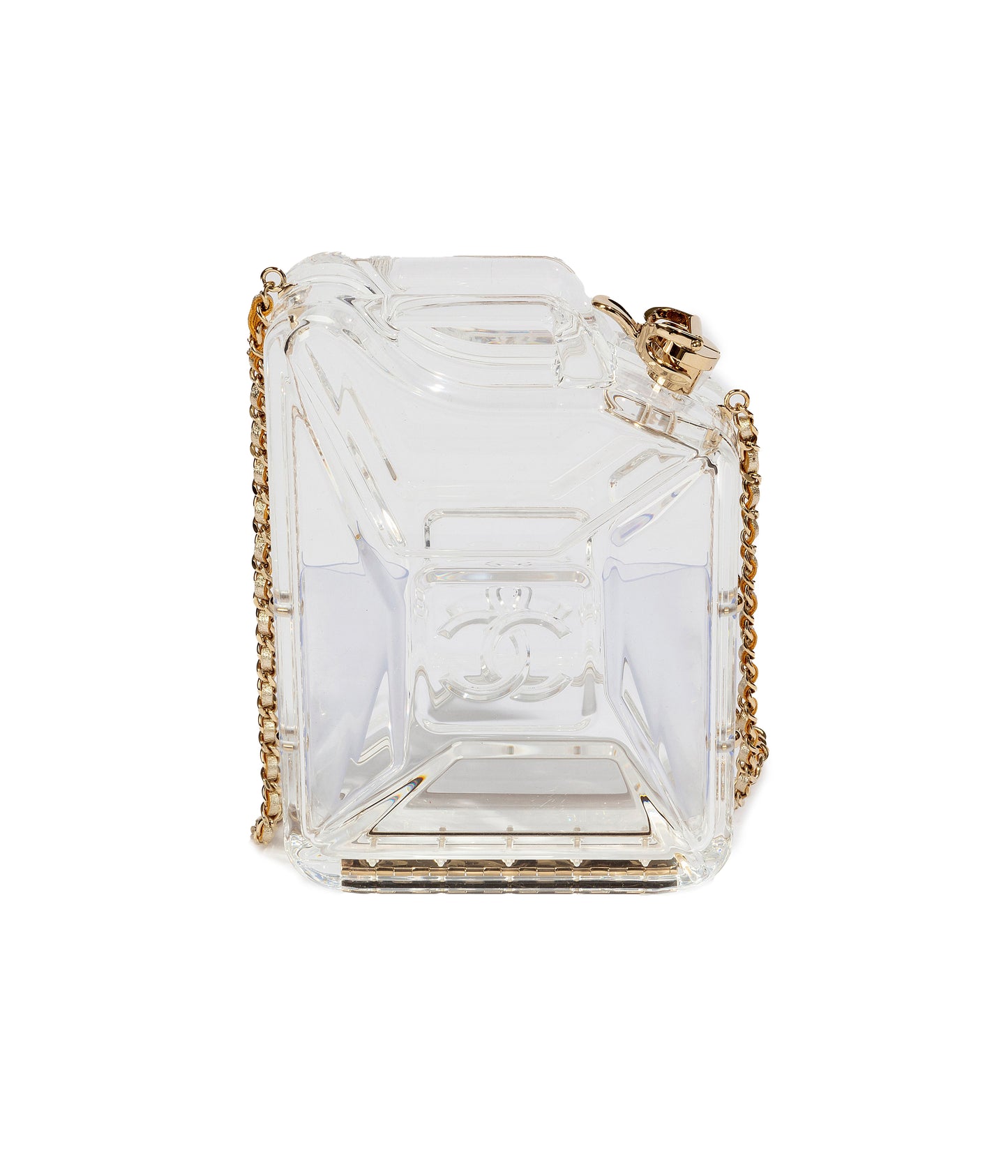 Dubai Tank Transparent Minaudiere Clutch Bag