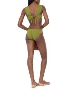 Iza Bikini Bottoms In Avocado Green