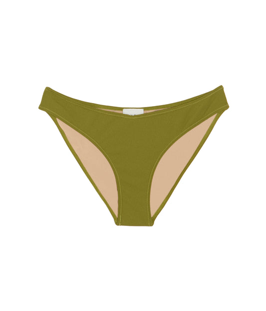 Iza Bikini Bottoms In Avocado Green