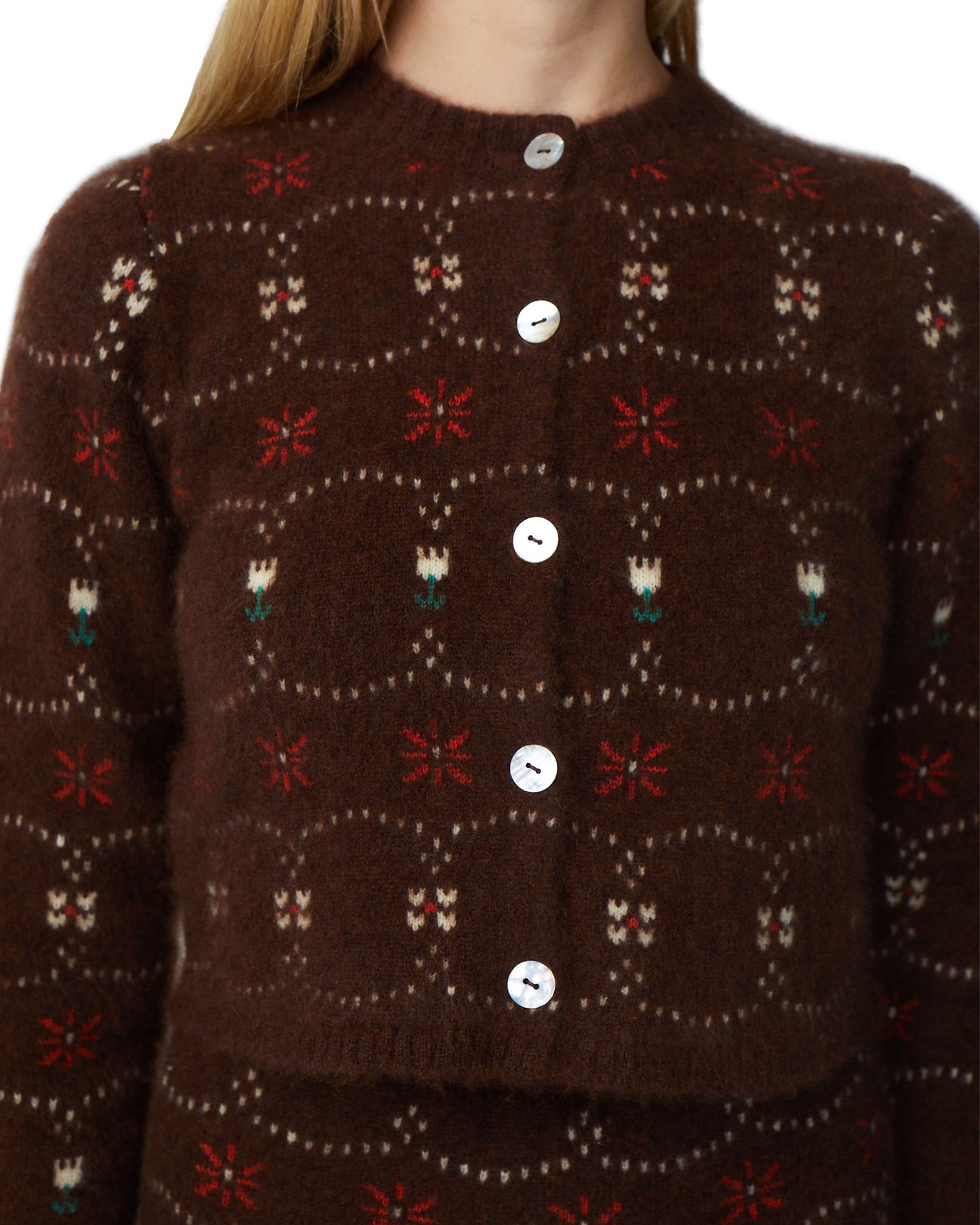 Fair Isle Cashmere Cardigan