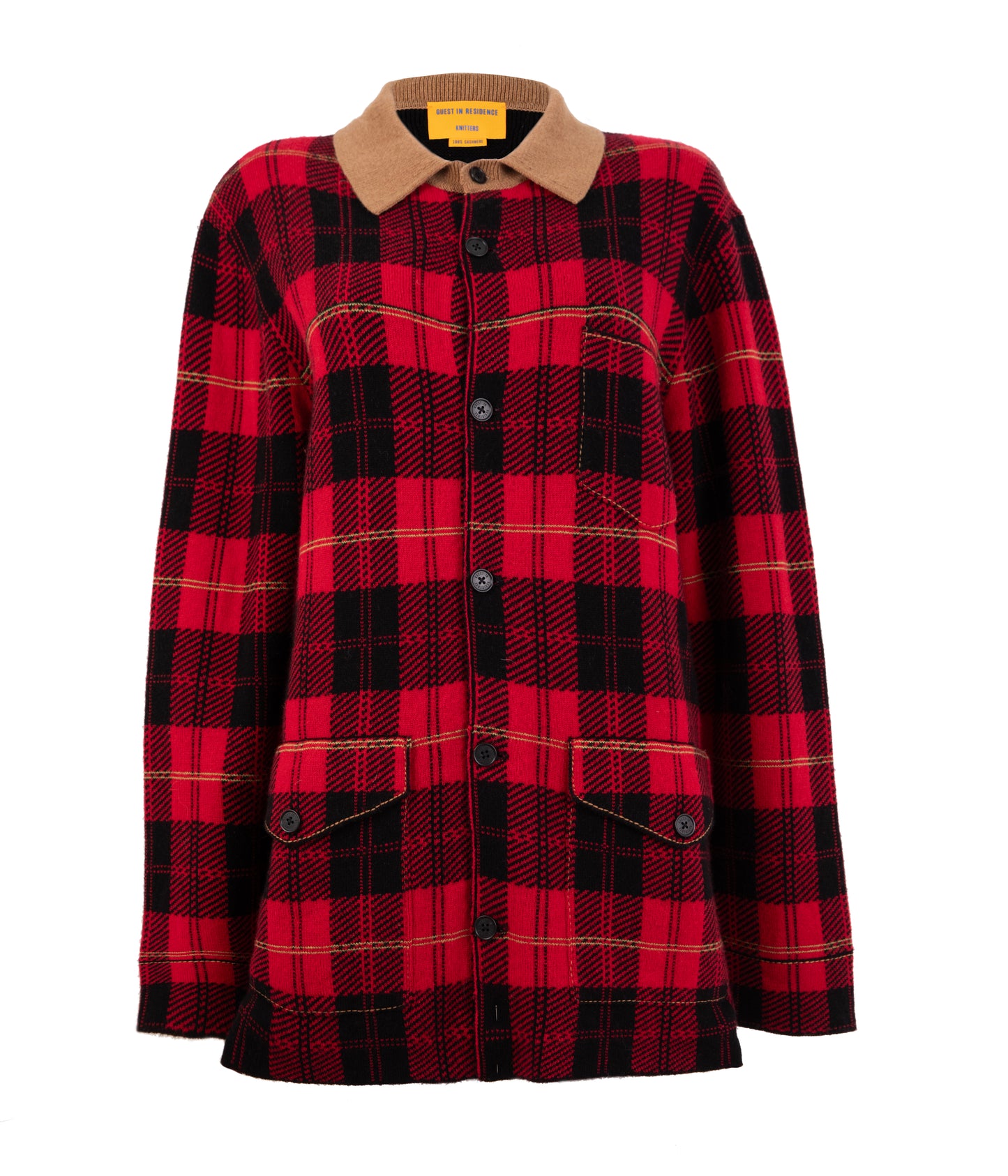 Tartan Industry Jacket In Cashmere Blend