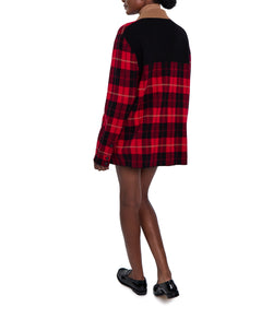 Tartan Industry Jacket In Cashmere Blend