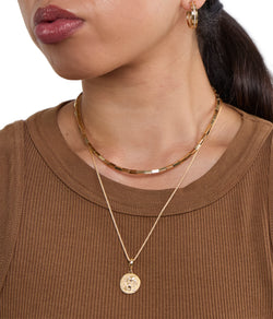 Small Gold Bar Necklace