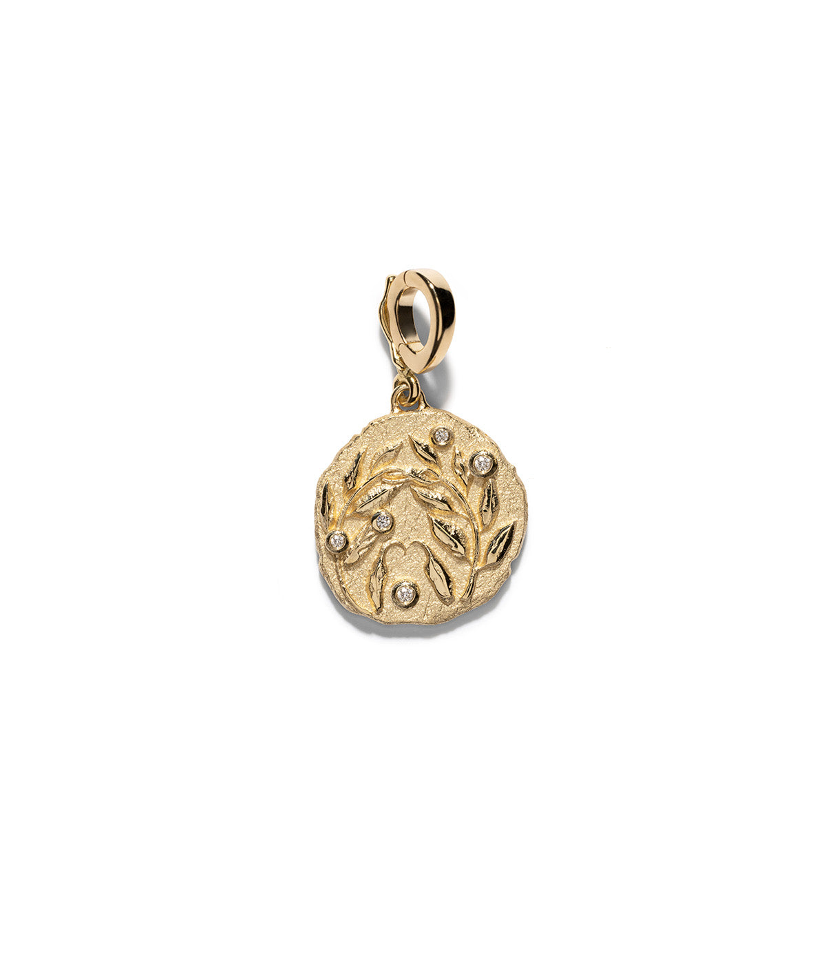 Olive Branch Small Coin With All Diamonds