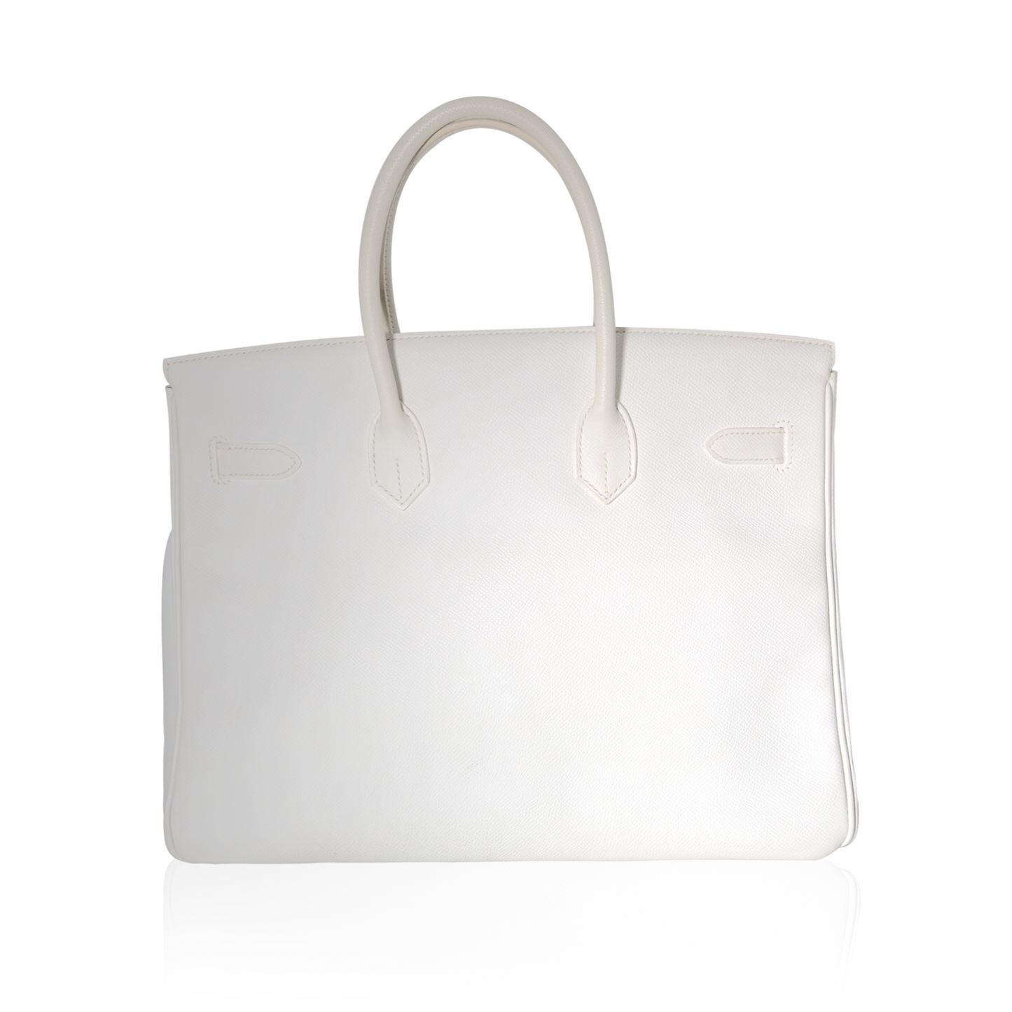 Birkin 35 White Epsom PHW