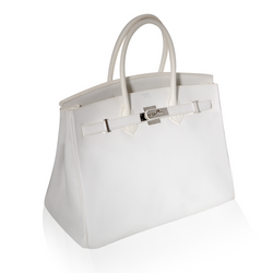 Birkin 35 White Epsom PHW