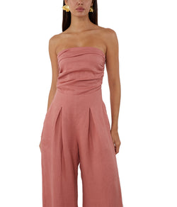 Yves Uro Gathered Jumpsuit