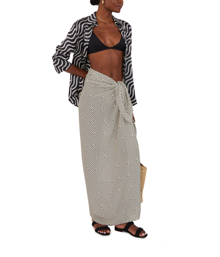 Bay - Bespoke Print Long Sarong