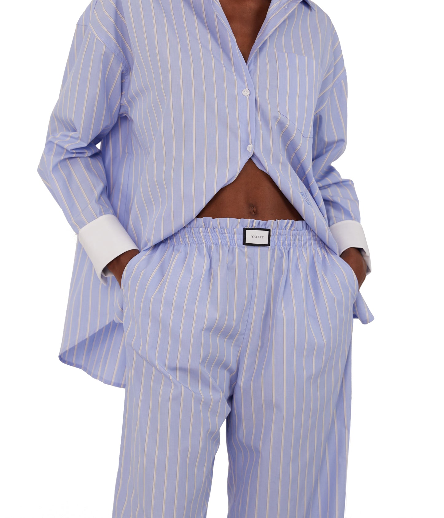 Janeiro - Blue Striped Trouser