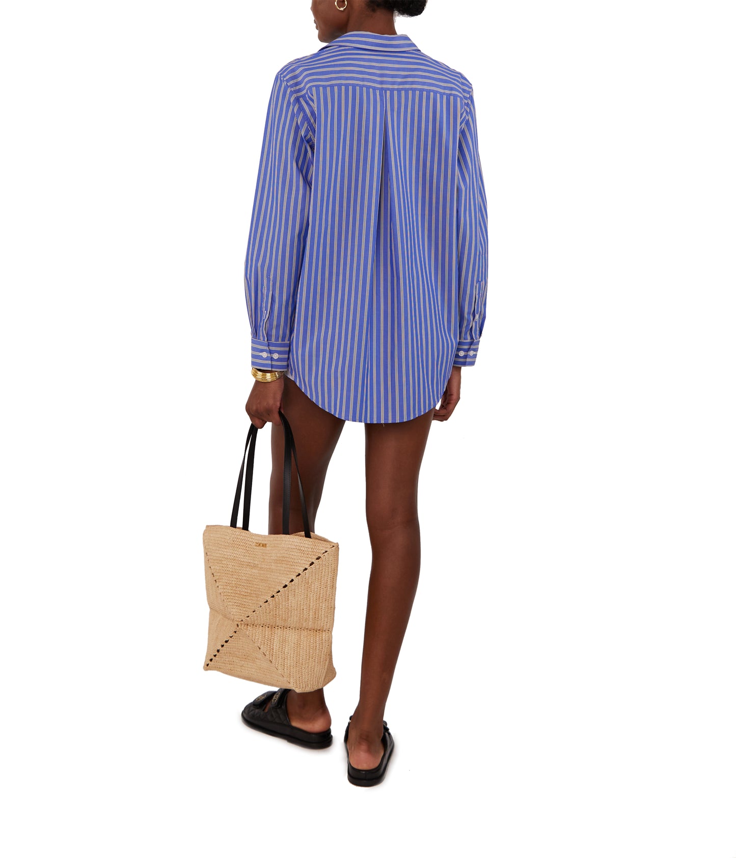 Buoy - Bright Blue Striped Shirt