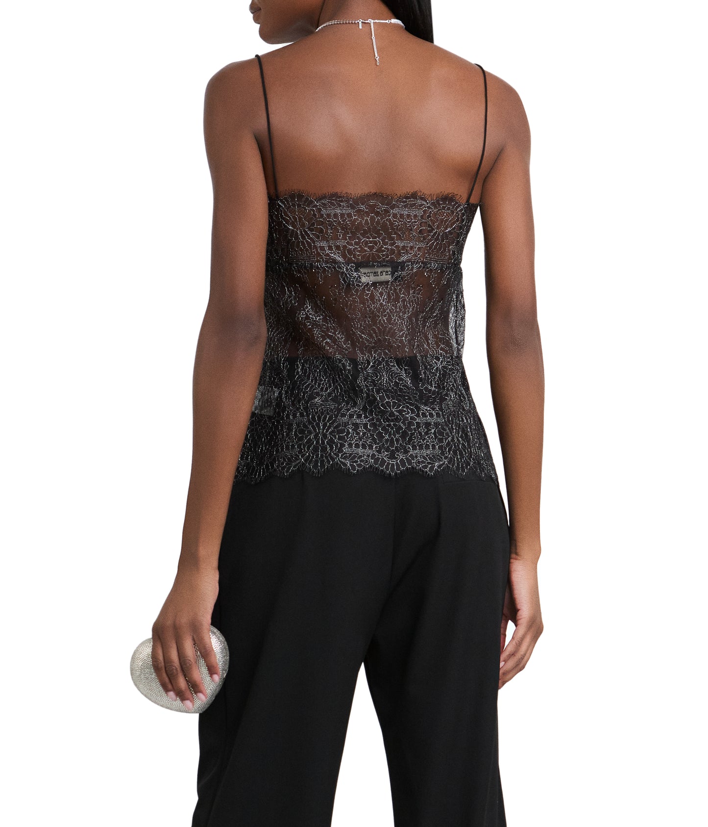 Black Chantilly Lace Cami