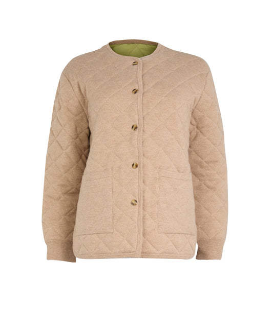 Quilted Liner Jacket In Cashmere Blend