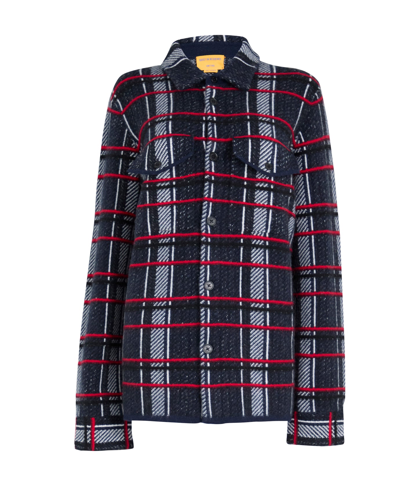 Dylan Plaid Shirt In Cashmere