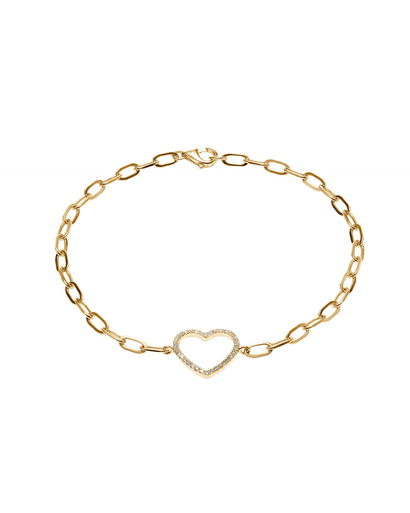 Diamond Big Love Bracelet