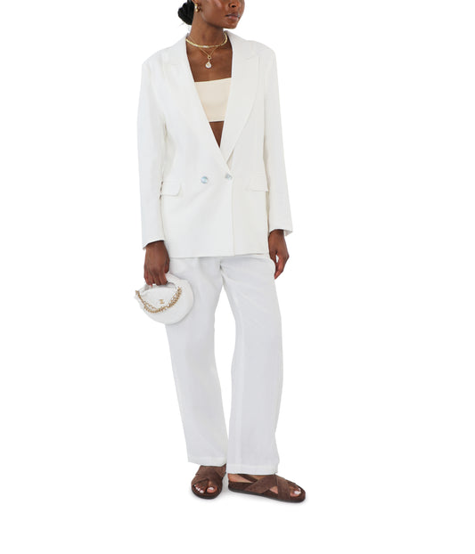 Nomade Suit Jacket in White