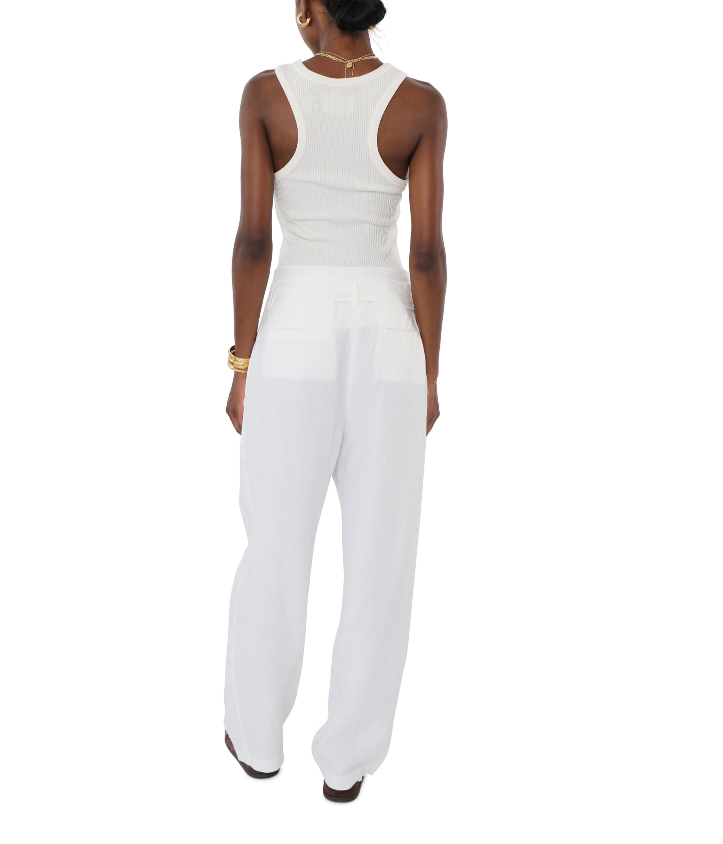 Nomade Suit Trousers in White