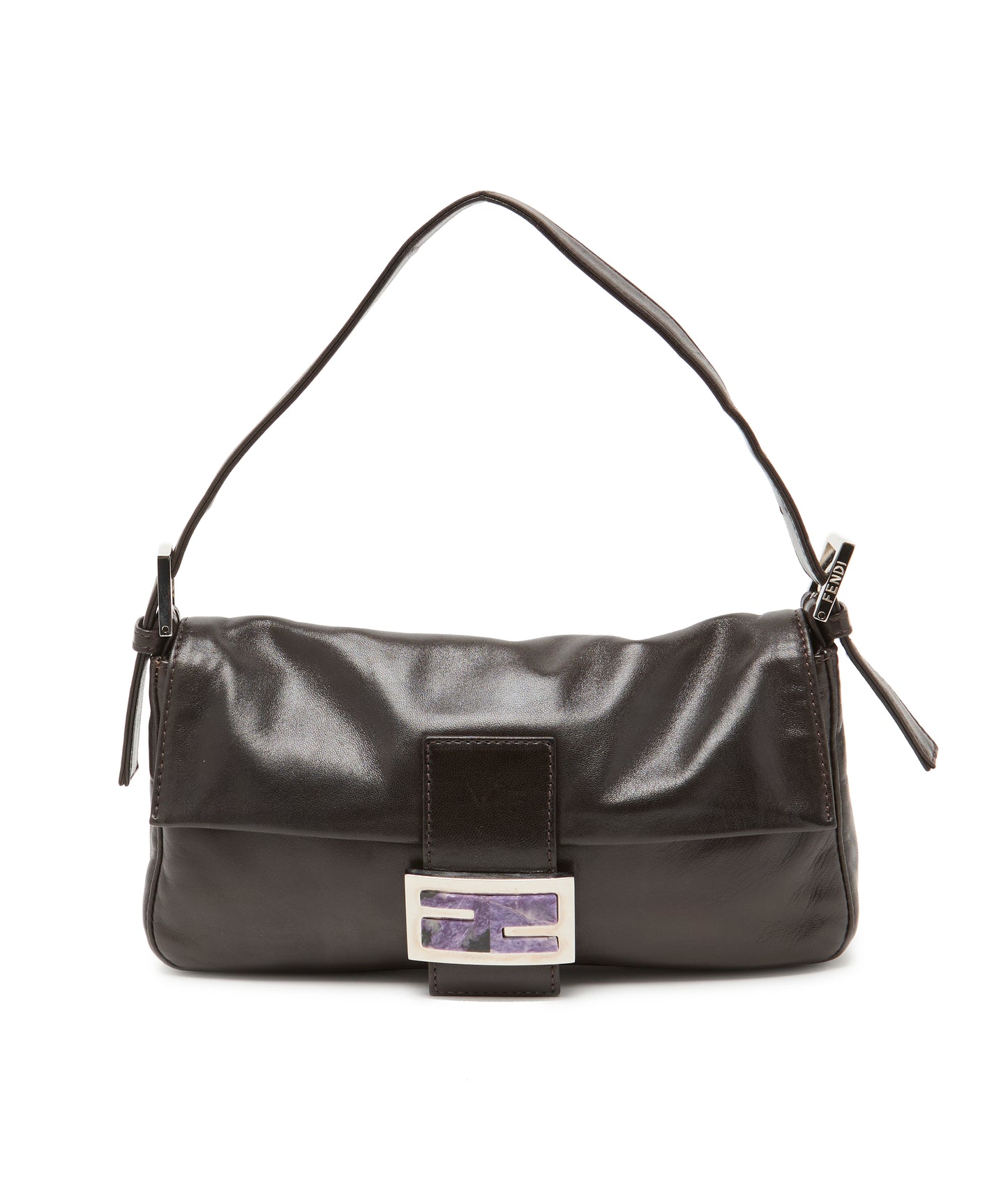 Pre-Owned Fendi Leather Baguette Bag