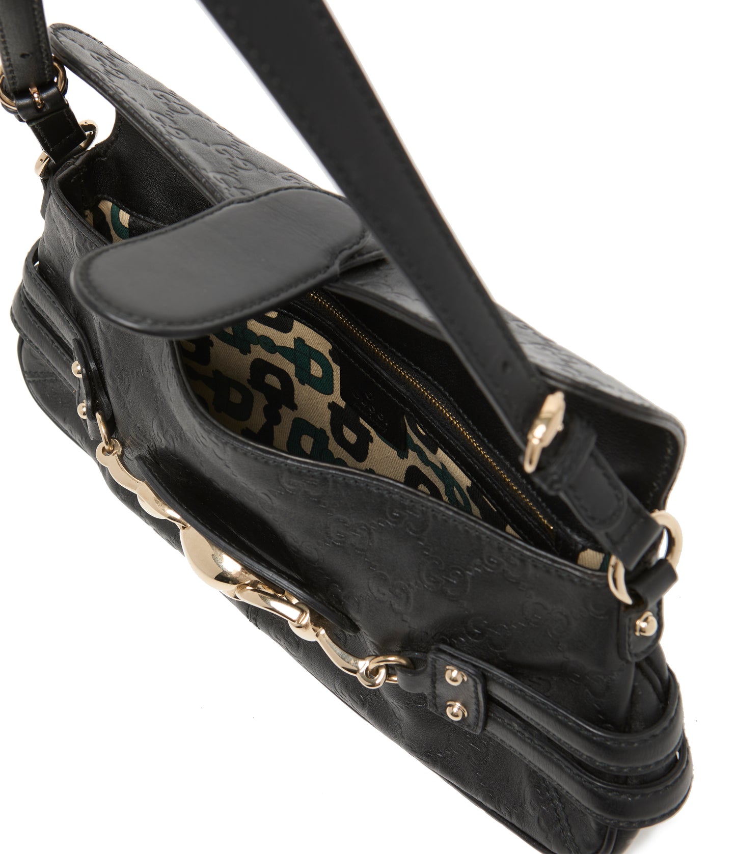 Pre-Owned Gucci Horsebit Shoulder Bag