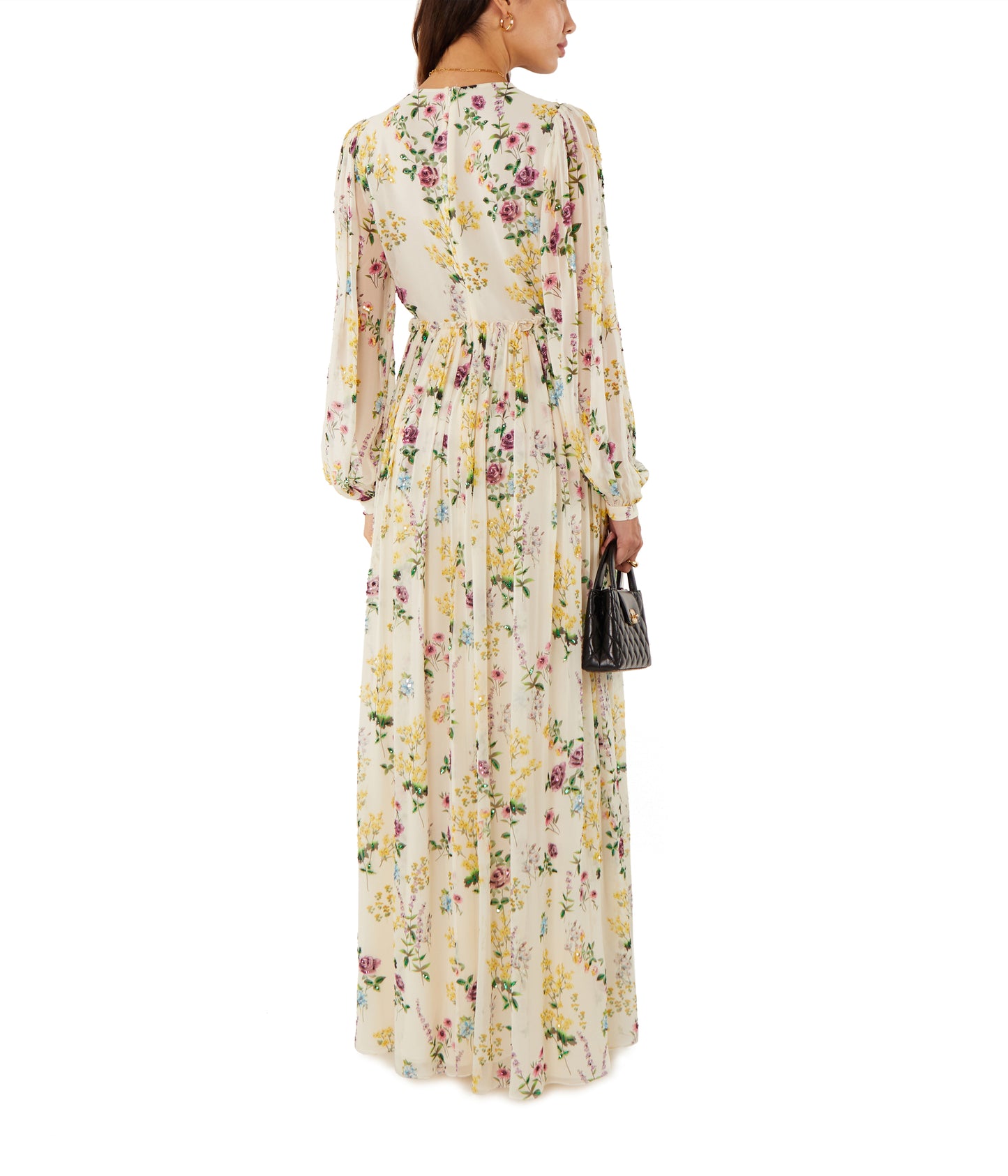 Alya Floral Georgette Gown