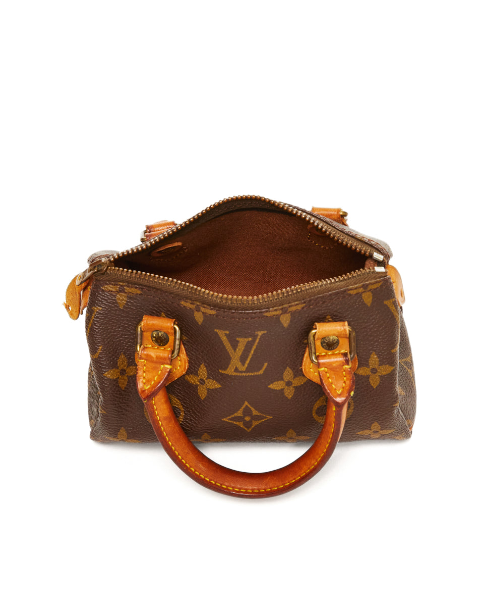 Used Louis Vuitton Nano Speedy 16cm Bag