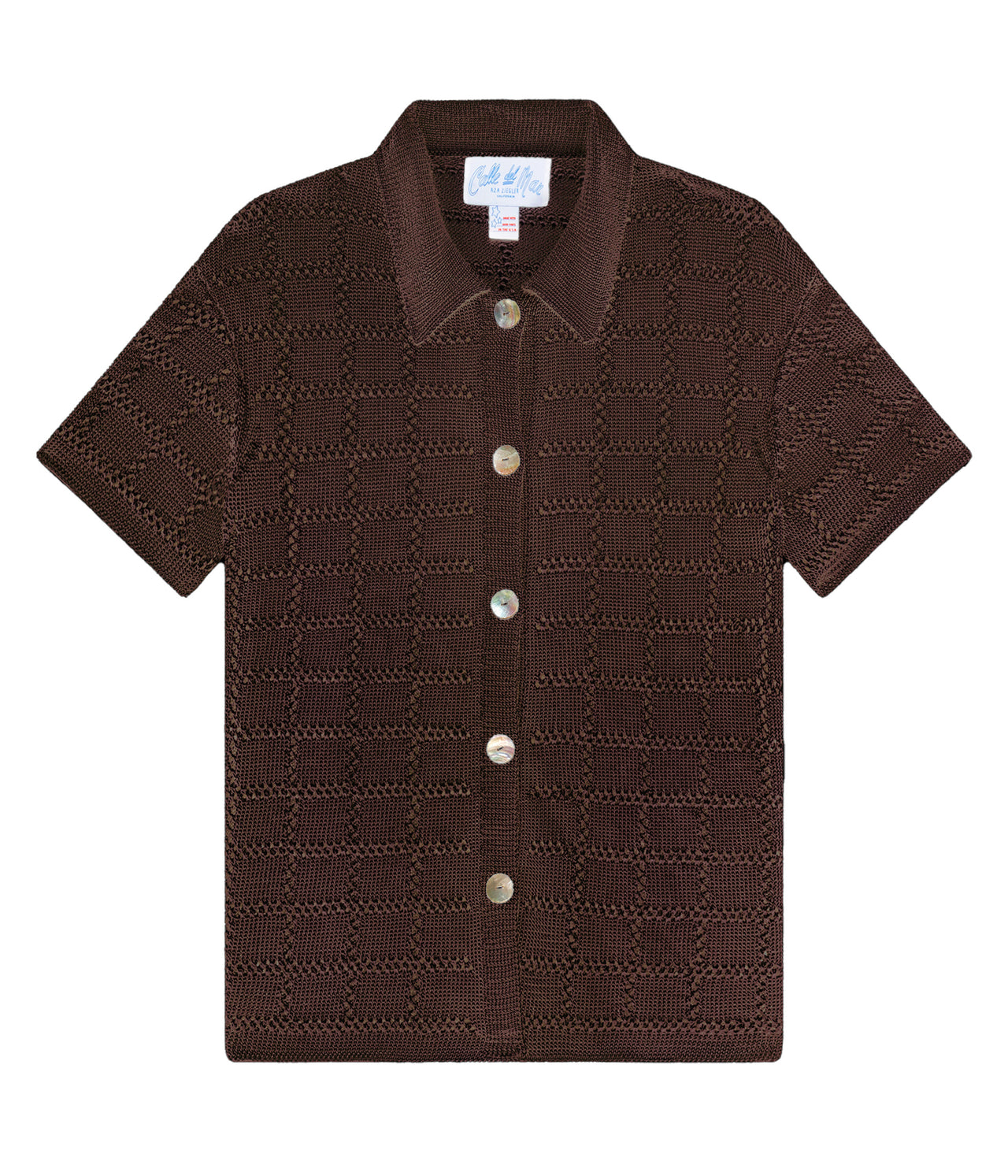 Short Sleeve Patchwork Shirt