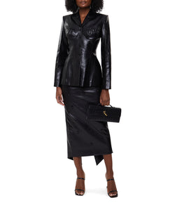 Thalia Leather Skirt