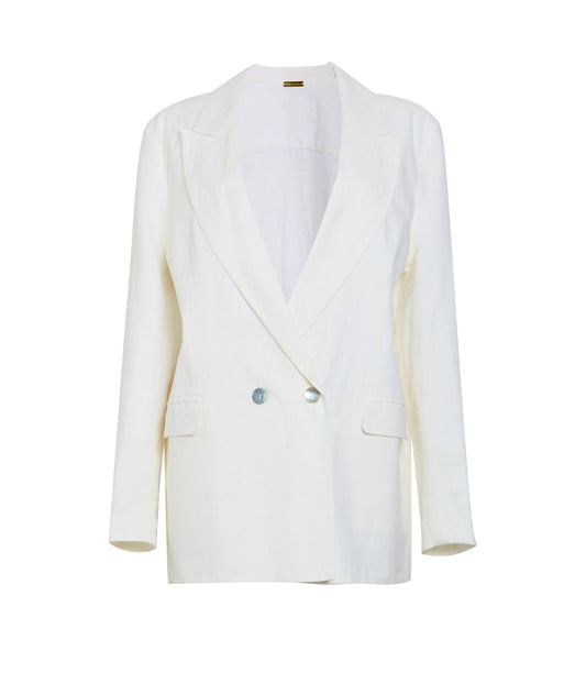 Nomade Suit Jacket in White